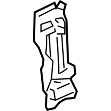 Pontiac 15256805 Hinge Pillar Reinforcement