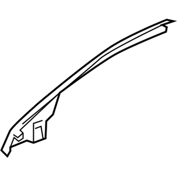 Pontiac 15814853 Windshield Pillar Reinforcement