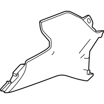 Chevy 86516422 PANEL,INSTRUMENT PANEL LOWER CENTER TRIM(INCLUDES 17)(JET BLACK)(FOR USE ON VEHICLES BUILT W/ 4MM CHAMFER)(FOR 1ST DESIGN SEE 85553203)