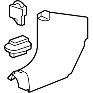 Chevy 92219211 Cowl Trim