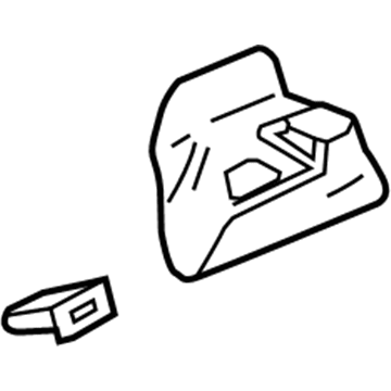 GM 23433477 Trim Cover, Rear Passenger Side