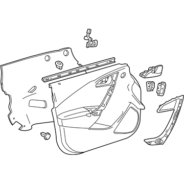 Buick 22935858 Door Trim Panel