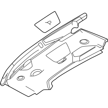 GM 85021870 Sight Shield, Front Driver Side