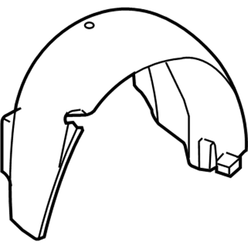 Cadillac STS Fender Splash Shield - 25848123