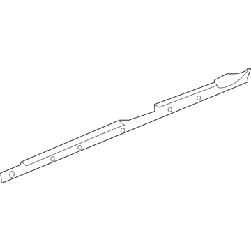 GM 15169655 Rocker Molding, Black, Driver Side GM 15169655 Rocker Molding, Black, Driver Side