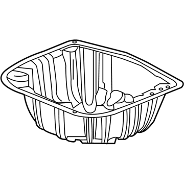 Pontiac 92289311 Spare Tire Panel