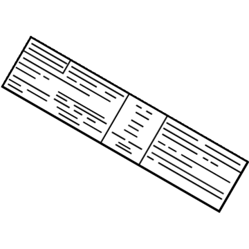 Pontiac 10446112 A/C Label