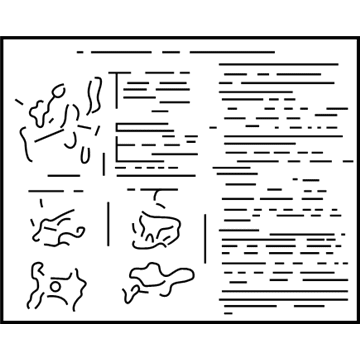 Pontiac 10320758 Info Label