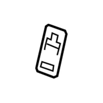 Buick 84301381 Seat Back Frame Cover