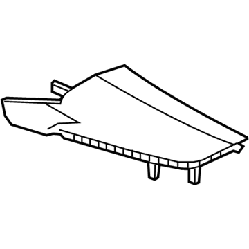 GM 13486259 Front Trim, Black