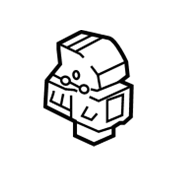 GM 22818055 Parking Brake Switch, Silver Trim