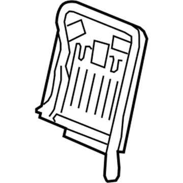 Hummer 19127641 Seat Back Frame