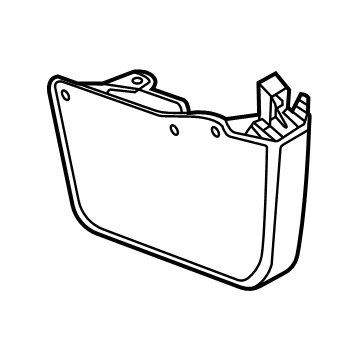 GM 11612122 Rocker Molding Retainer, Yellow