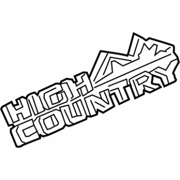 GM 84358089 Nameplate GM 84358089 Nameplate