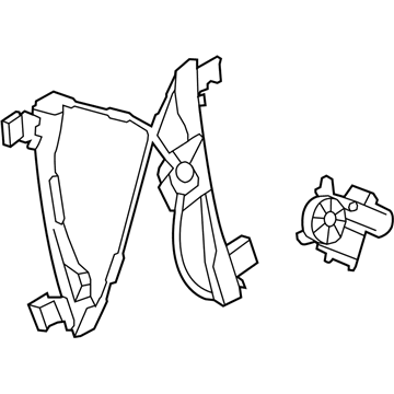 2016 Chevy Cruze Window Regulator - 42711498