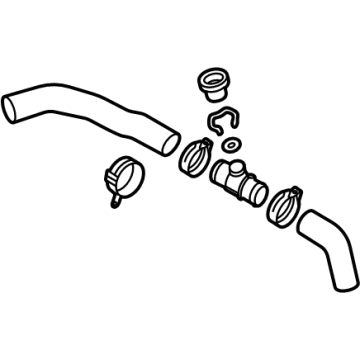 Chevy Radiator Hose - 86824573