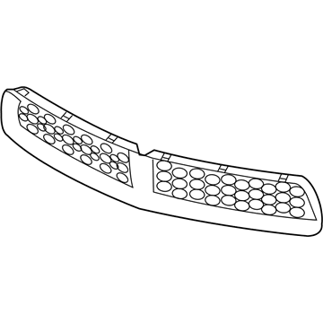 Pontiac 92213351 Lower Grille