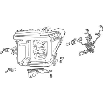 GMC Sierra 3500 HD Headlight - 86788466