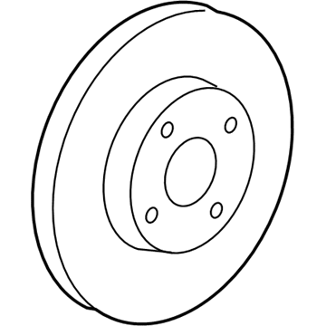 Chevy Spark Brake Disc - 13584674