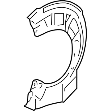 2017 Chevy Spark Brake Backing Plate - 95183326