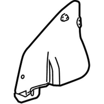 GMC Terrain Fender Splash Shield - 22992825