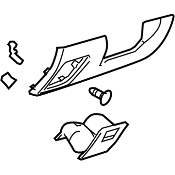 GM 15827920 Column Filler, Gray GM 15827920 Column Filler, Gray