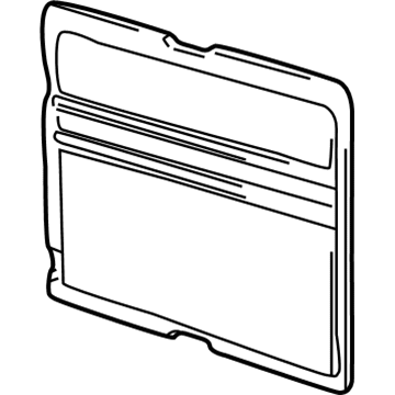 GM 15739929 Lower Trim Panel, Rear Driver Side GM 15739929 Lower Trim Panel, Rear Driver Side