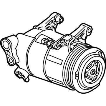 Chevy Corvette A/C Compressor - 84445507