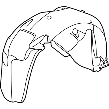 Pontiac Fender Splash Shield - 92268803