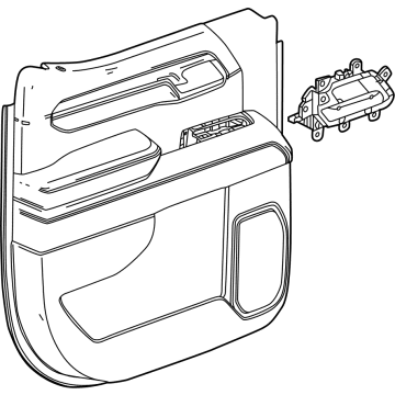 GM 87849969 Door Trim Panel, Passenger Side