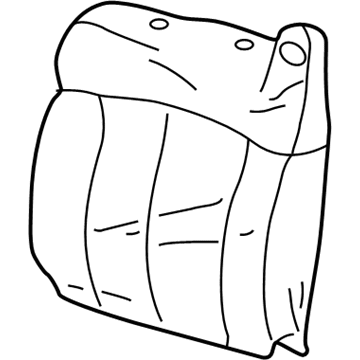 GM 12478715 Seat Back Cover, Driver Side