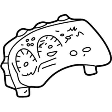 GMC Envoy Speedometer - 25937735