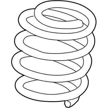 GM 23145141 Coil Spring, Front
