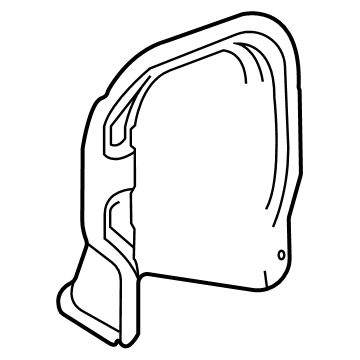 GM 84258185 Filler Panel, Driver Side