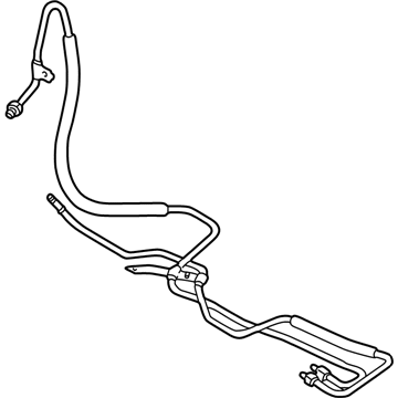 2004 Pontiac Vibe Power Steering Hose - 88971034