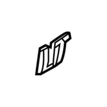 GM 15832266 Nameplate, Rear