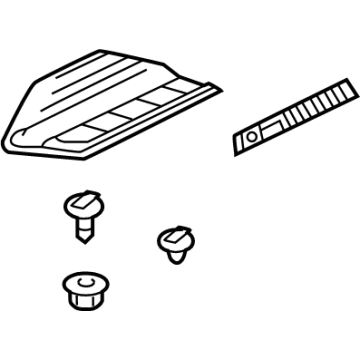 GM 84732078 Molding, Driver Side GM 84732078 Molding, Driver Side
