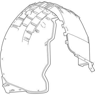 Chevy Corvette Fender Splash Shield - 85521678