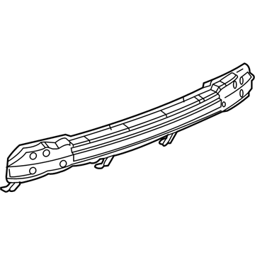 GM 20904950 Impact Bar, Rear GM 20904950 Impact Bar, Rear