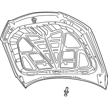GM 92284333 Hood