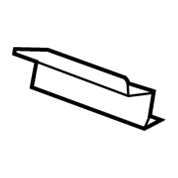 GM 15034752 Lower Molding Retainer, Rear GM 15034752 Lower Molding Retainer, Rear