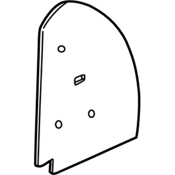 GM 22691021 Mirror Assembly Gasket, Rear Driver Side