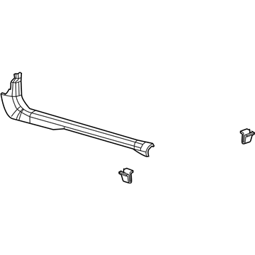 GM 15258274 Carpet Retainer, Front Passenger Side GM 15258274 Carpet Retainer, Front Passenger Side