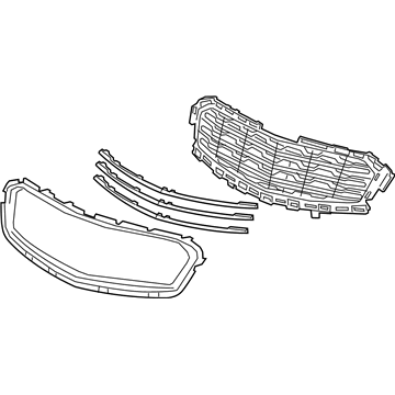 Chevy 95405770 Center Grille