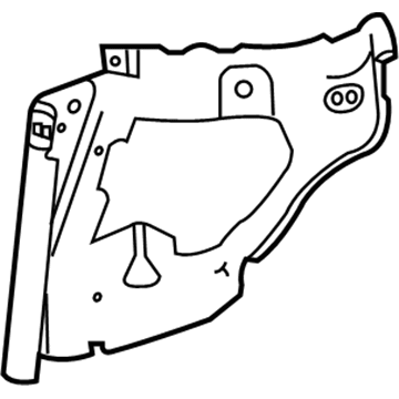 GM 25792418 Side Panel, Front Passenger Side