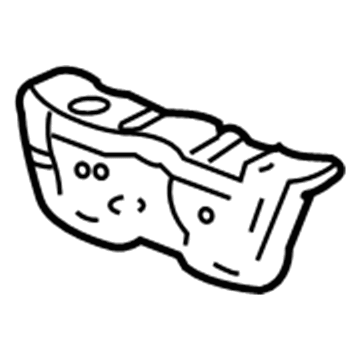 GM 25792291 Upper Tie Bar Support, Front GM 25792291 Upper Tie Bar Support, Front