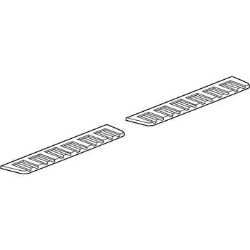 GM 84106540 Step Pad, Black, Rear GM 84106540 Step Pad, Black, Rear