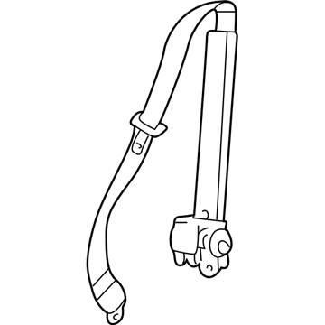 2007 Buick Rainier Seat Belt - 89023865