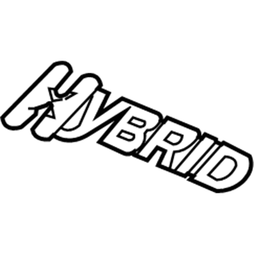 GM 25940046 Decal, Rear