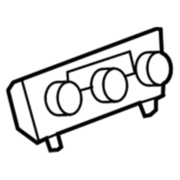 GMC Acadia A/C Switch - 23251327